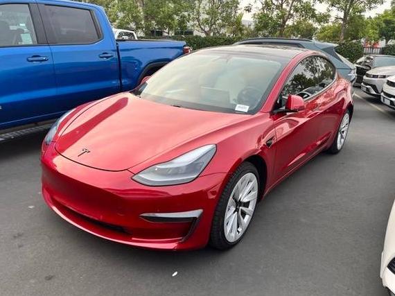 TESLA MODEL 3 2021 5YJ3E1EA1MF081197 image